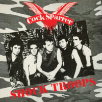 Cock Sparrer – Shock Troops (Green Red Spokes With Black Splatter Color Vinyl LP)