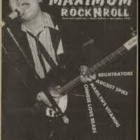 Maximum Rock n Roll Nr. 186 (Registrators,August Spies mm)