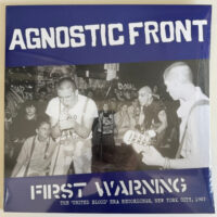 Agnostic Front – First Warning (The ’United Blood’ Era Recordings, New York City, 1983) (Blue Color Vinyl LP)