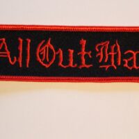 All Out War – Logo (Embroidered Patch)