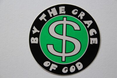 By The Grace Of God - Logo (Sticker)