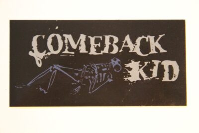 Comeback Kid - Skeleton/Logo (Sticker)