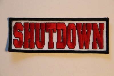 Shutdown - Logo (Broderad Patch)