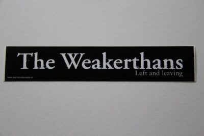 Weakerthans, The - Left And Leaving (Sticker)