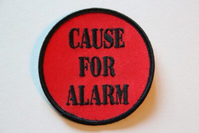 Cause For Alarm - Logo (Broderad Patch)