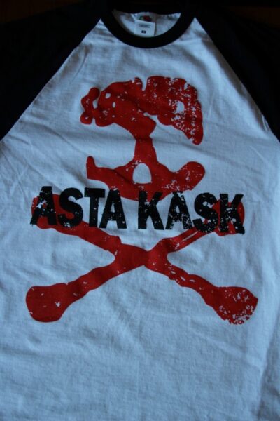 Asta Kask - Rough Red Skull/Logo (Baseball-T)