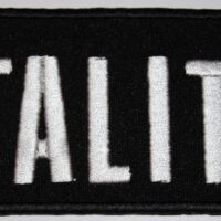 Totalitär – Logo (Embroidered/Broderad Patch)
