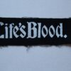 Life´s Blood - Logo (Cloth Patch)