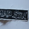 Mad Sin - Logo (Cloth Patch)