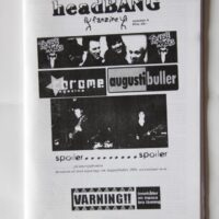 Magazine Nr 6/Headbang Fanzine Nr. 4 (Troublemakers, Spoiler, Trall Metall,Kapten Kermit)
