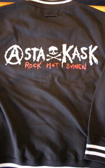 Asta Kask - Old Logo/Rock Mot Svinen (College Jacket)