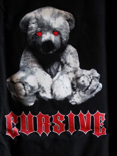 Cursive - Teddy (Black, T-S)