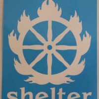 Shelter – Logo/Firewheel (Sticker)