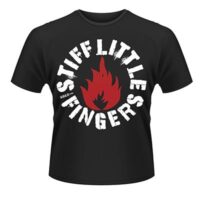 Stiff Little Fingers – Flame/Logo (T-Shirt)